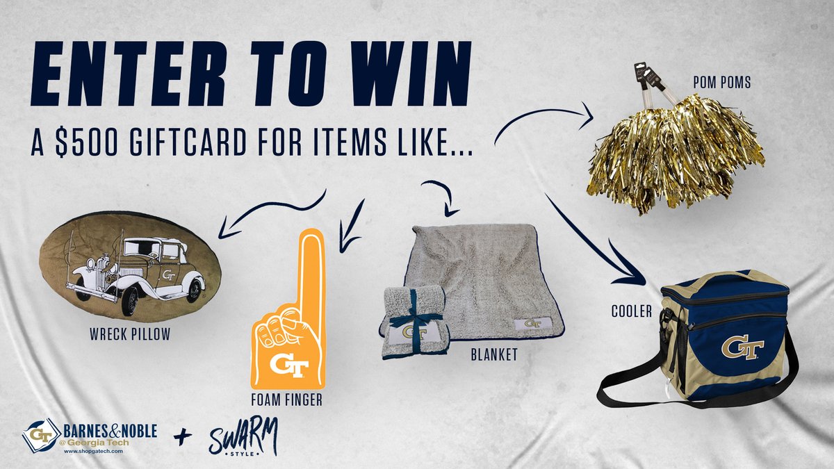 GTAthletics's tweet photo. Hey @GeorgiaTechFB fans - we're looking for the best home setups for watching games this season.

Send us a 📸 of your setup for a chance to win a $500 @GATechBookstore gift card!

Upload your photo and enter by 9/11 here: https://t.co/EGKojYTM7z

#TogetherWeSwarm https://t.co/UOc3jt3Osq