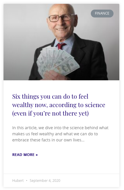 LoveSuccessSD's tweet photo. Six things you can do to feel wealthy now, according to science (even if you’re not there yet) - https://t.co/uznCYM75Yw https://t.co/m8IYgyrtmo