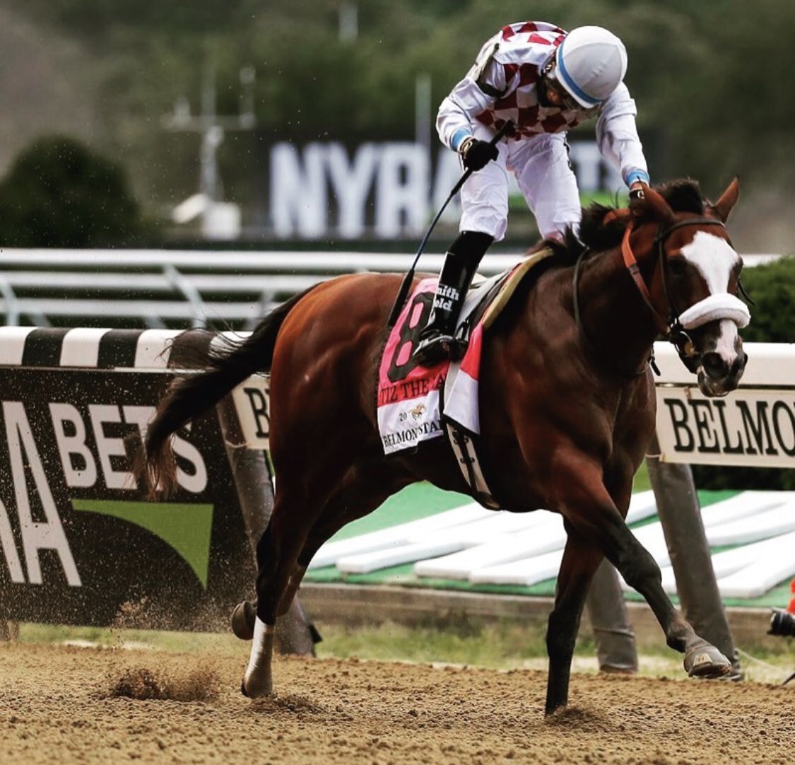 NicksaylerPI's tweet photo. ‘Tiz The Law’ won the Florida Derby, the Travers, and the @BelmontStakes so far — but he drew post position 17 for the @KentuckyDerby. 
Probably won’t matter. 🌹
#KentuckyDerby https://t.co/MDmwWnWgFZ