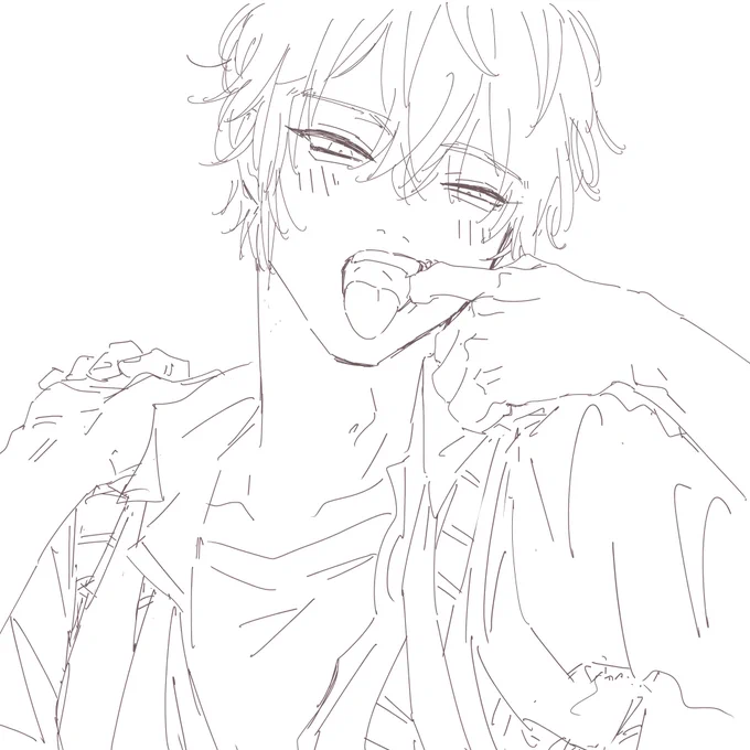 顔可愛く描けた...ぬり明日しよ 