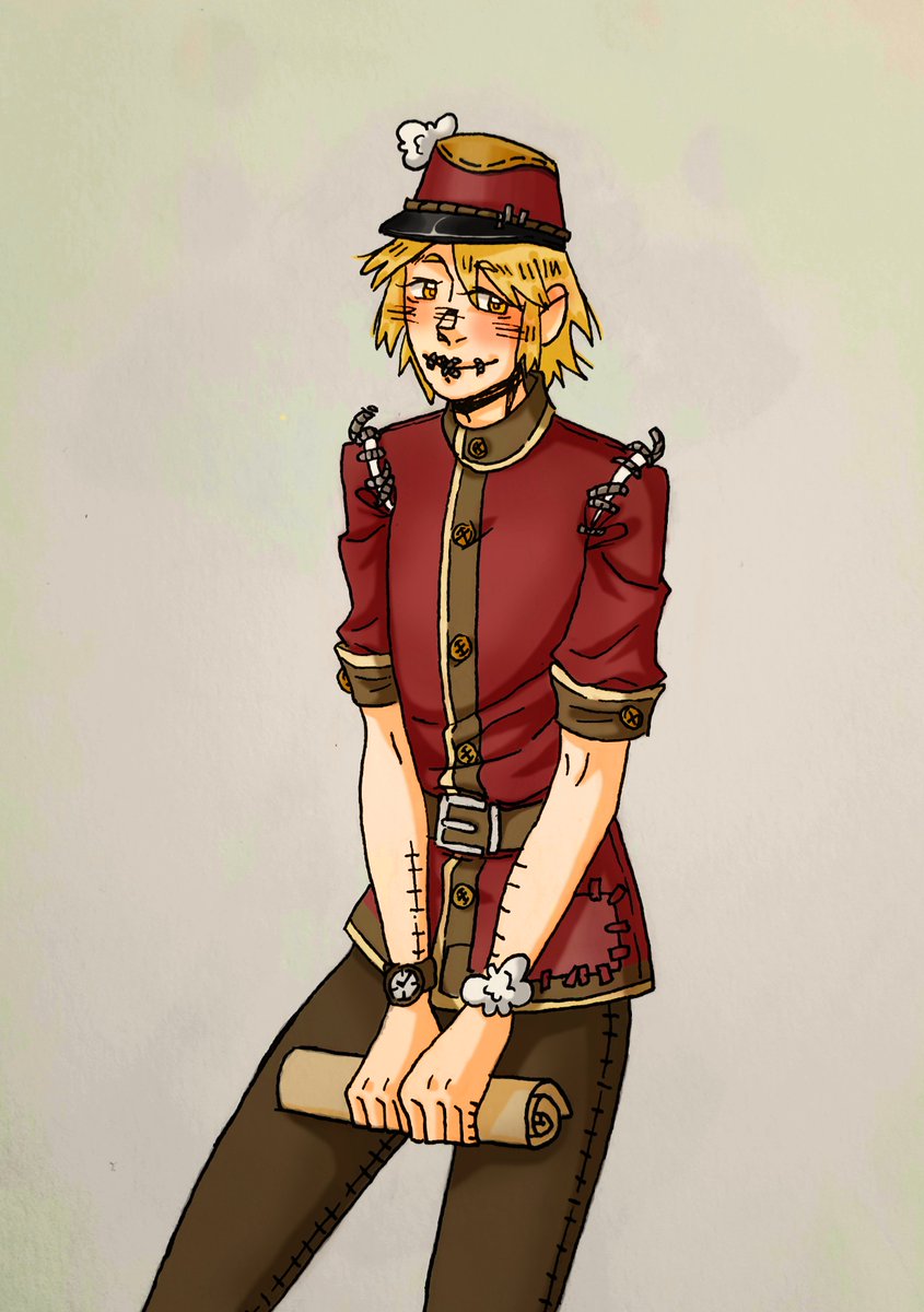 lespodsay's tweet photo. HAHA!! I'VE DONE IT!!
I'm not so happy with how I'm currently shading but i guess this is acceptable;;
Anyway, have a cute postman boii~
#identityV #identityV2nd #Identityvpostman #victorgrantz https://t.co/t4DiGJ2UyY