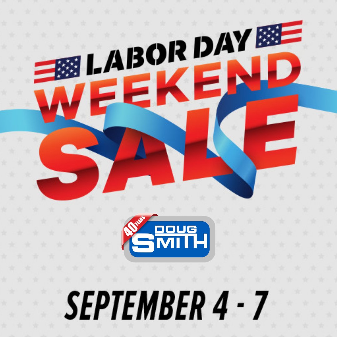 DougSmithChevy's tweet image. Visit us at Doug Smith Chevrolet for our Labor Day Sales Event!
