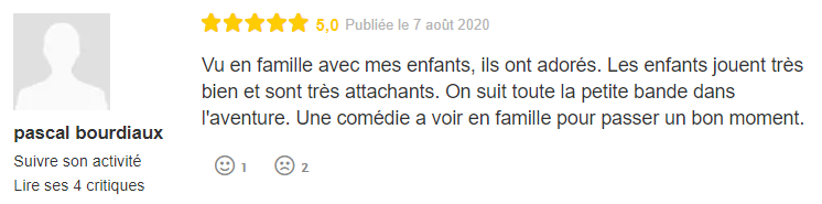 Mais qui est ce mystérieux Pascal Bourdiaux qui attibue 5 étoiles à un film réalisé par... Pascal Bourdiaux ?