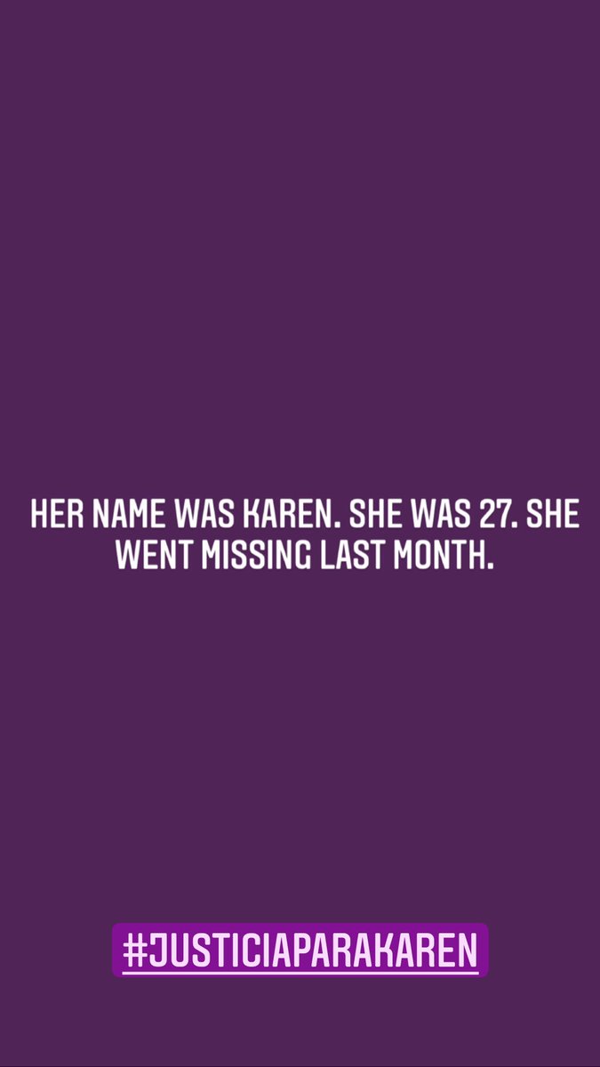 estefonzii's tweet photo. @YourAnonNews Help us spread awareness. #JusticiaParaKaren https://t.co/zbrvuE0gxD
