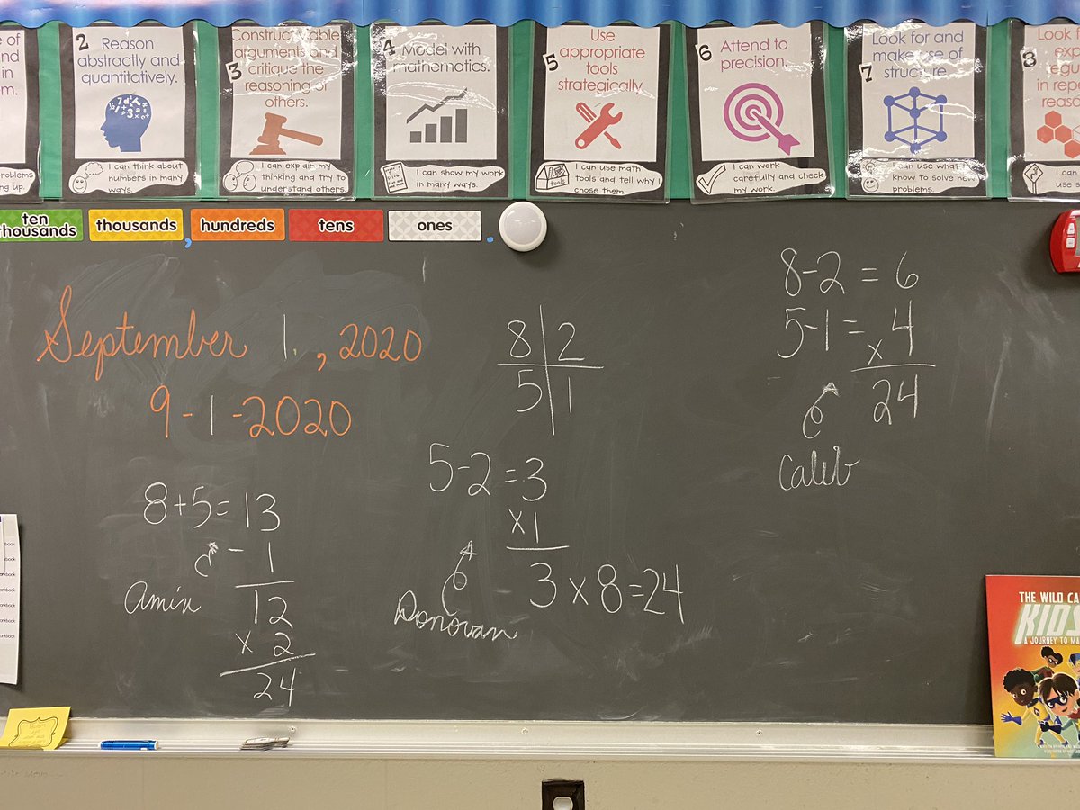 globalmathtask's tweet photo. Are you ready for a new year of the #gmttc24 challenges? @swampfrogfirst Ss have been working to solve equations daily to discover patterns. How about you? #iteachmath @24game https://t.co/Dahygwvk33