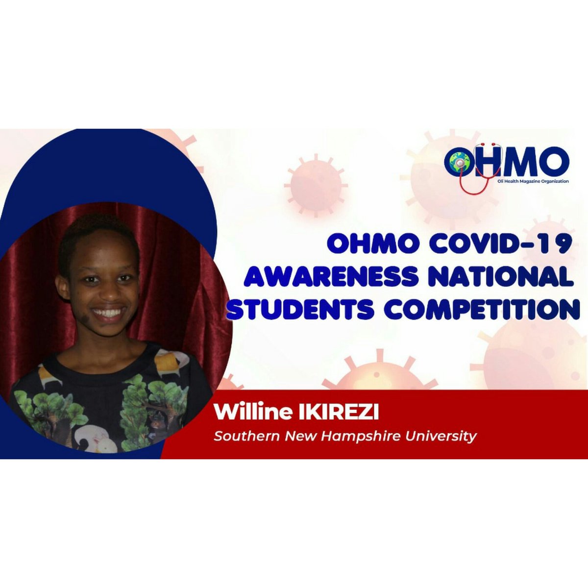 OliHealthOrg's tweet photo. The 26th entry-ARTICLE on #Covid_19 from Willine IKIREZI- Southern New Hampshire University 

Coronavirus Global Awareness Project in #Rwanda 🇷🇼 

The 26th Entry:https://t.co/N4WQm6IHxb

Together we can beat #COVID19 @Dr_Uwamariya @Bamporikie @gtwagirayezu
@DrDanielNgamije
#RwOT https://t.co/ue7TlSsn47