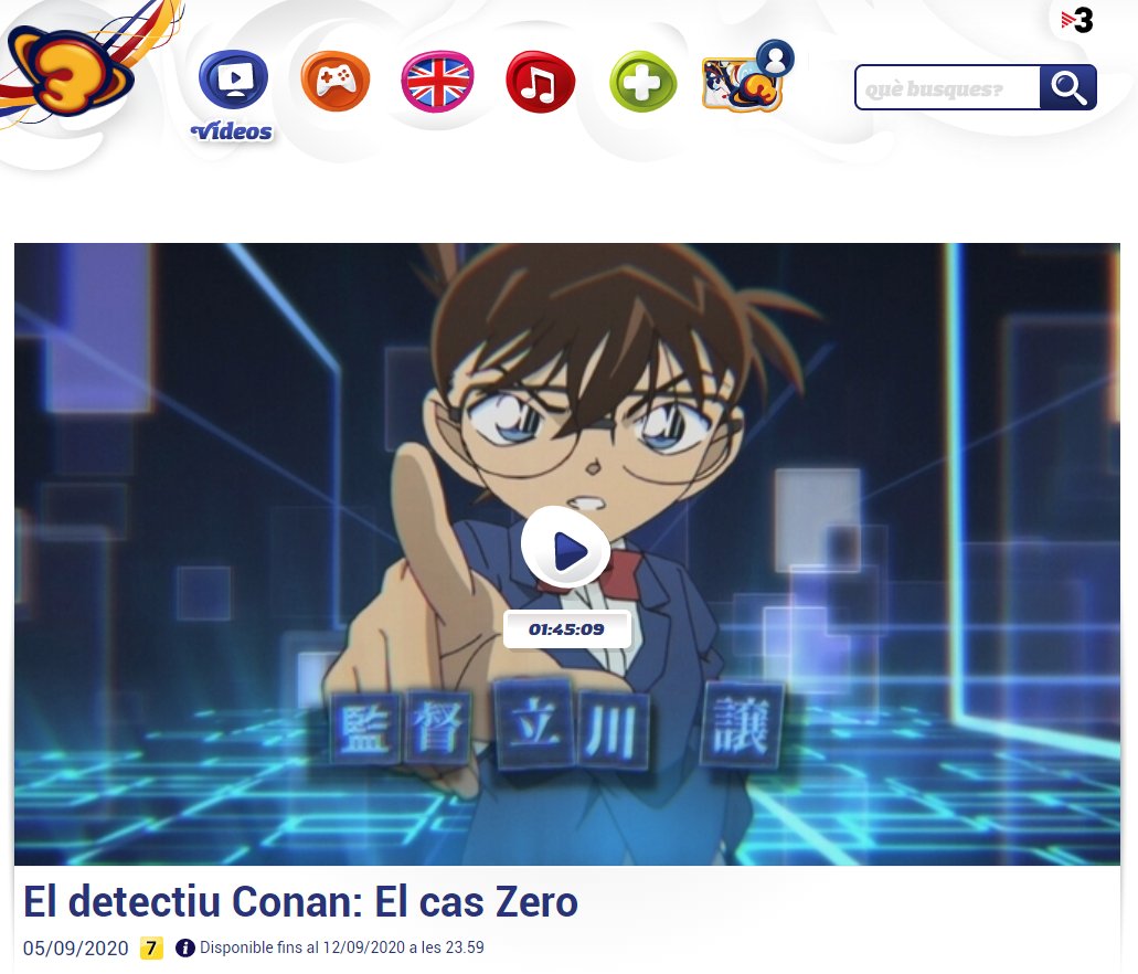 El detectiu Conan en català tweet media