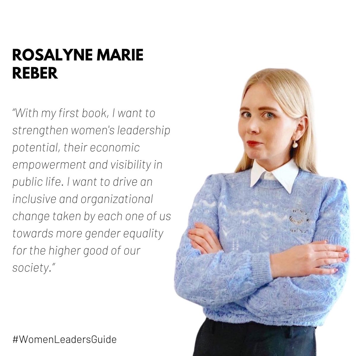 rosalyne_marie's tweet image. #WomenLeadersGuide
.
➡️ One week to go and you can order my first book. 🇺🇳🕊🤍🇨🇭🇪🇺 #swissauthor #authorlife #newbook #genderequality #womensright 
.
🆙 The 2020‘s Guide to Women‘s Leadership in the Public Sector: Best Practices and Strategies towards Gender Equality. @WLG2020