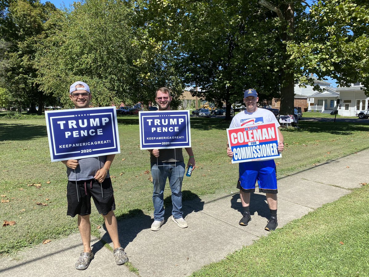 SciotoYRs's tweet photo. Thanks to everyone who came to support our Scioto GOP candidates today at Tracy Park! The event was a great success, and we plan on holding another in the near future! #GOP #Trump2020 #LeadRight2020 https://t.co/oTMAF5HrLl