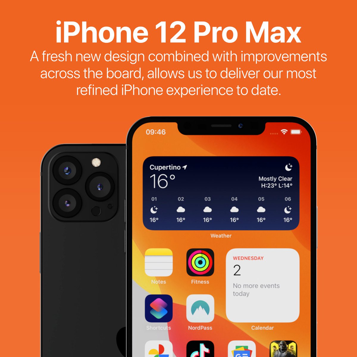 ZONEofCONCEPTS's tweet photo. The iPhone 12 can't be far away now! Whilst its looking like it'll be an October event, its also looking like quite an underwhelming upgrade 😕 What are you all hoping for most in the iPhone 12 lineup? https://t.co/GwS0MjK3NQ