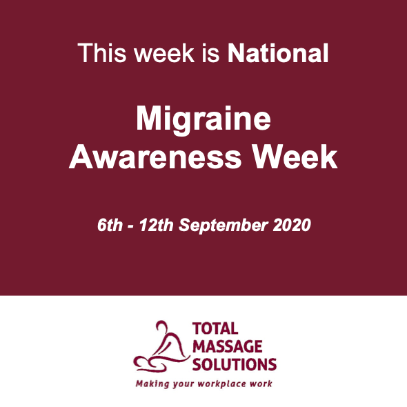 💙Migraine Awareness Week💙

You might know your triggers and what to avoid, but for some it is a painful experience that they have no control over. 

migrainetrust.org
#mirgraineawarness #sportsmassage #workingplacemassage #migrainetriggers #wellbeing #mentalhealth