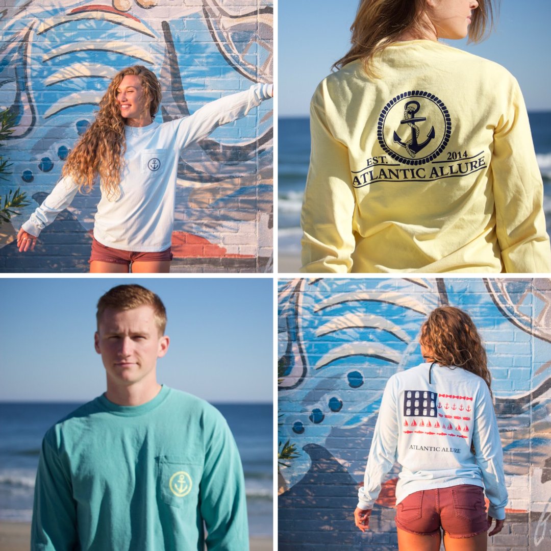 AtlanticAllure's tweet photo. Labor Day sale! Use code LABOR25 for 25% off at checkout.  Bright, comfortable, quality clothing. Dive into something new. https://t.co/dTnDjYfTkZ