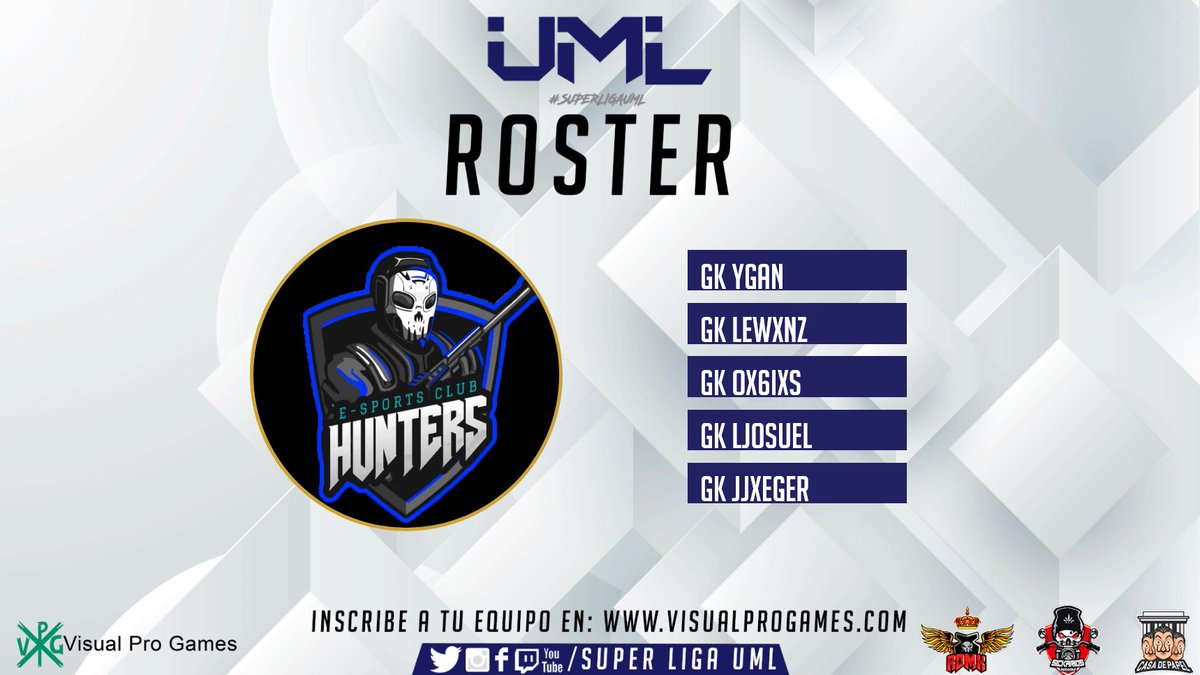 VisualProGames's tweet photo. Bienvenidos a la @SuperLigaUML #Gears5
#ExionGaming @HuntersGamingO1  @Eco5Gaming_ 

Iniciamos el día lunes!!! https://t.co/04Zrrhc6Ou