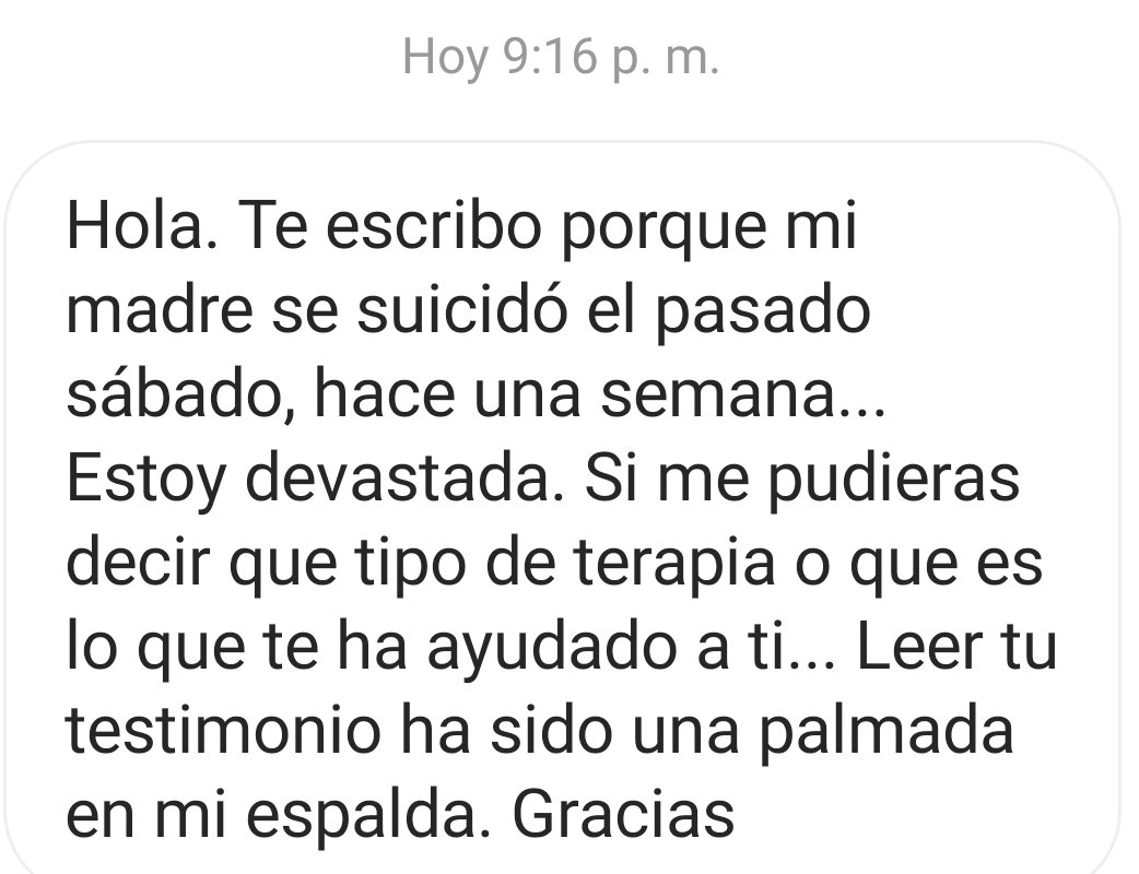 romanreye5's tweet photo. Se me ocurren pocos problemas +URGENTES que este. Seguís dando la espalda y me siguen llegando mensajes como este. ¿Cuándo vamos a abordar esta sangría y pararla?

Firma y ayúdanos. Se suicidan +3600 personas al año en 🇪🇦 el DOBLE que accidentes de tráfico https://t.co/7uamkt8SdC https://t.co/sVhP5XkNjd