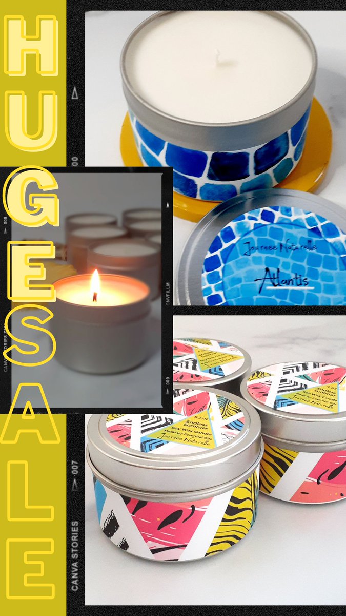 JNaturelle's tweet photo. Labor Day Sale, 20% off Candles

Shop our Endless Summer Candles
Natural Soy Wax
Handpoured in Atlanta, GA
#BlackOwnedBusiness
#labordaysale
#soycandle

https://t.co/Zmbqka2FPs https://t.co/tfIbQIMpes