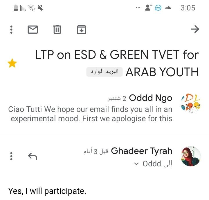 Ghadeer_tyrah's tweet photo. UNESCO Online Leadershipe Training Program (LTP) on Education for Sustainable Developmen (ESD)& Green Technical & Vocational Edcuation Training (TVET) for Aarb Youth
الحمدلله تم قبولي ضمن 60 متقدم من أصل 350 متقدم من الوطن العربي🌿
#GreenTVET
#ESDyoungleaders
#LTP #ODDD
#UNESCO https://t.co/wOhsZ3WTAU
