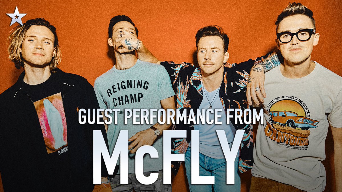 mcflymusic's tweet photo. We’ll be performing a special rendition of Happiness on BGT next week, make sure you tune in ☀️🌈☁️ https://t.co/0thGGyHDaa