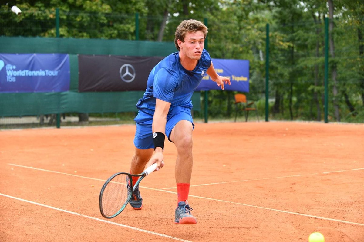 EVanshelboim's tweet photo. Very happy to have played in my first official pro tournament since early March. Slightly upset to have lost agonizingly close three setters in singles (quarters) and in doubles (final) but great learning experience. Big thanks to the tournament organizers in Novomoskovsk🇺🇦! https://t.co/Z7GVouLYEt