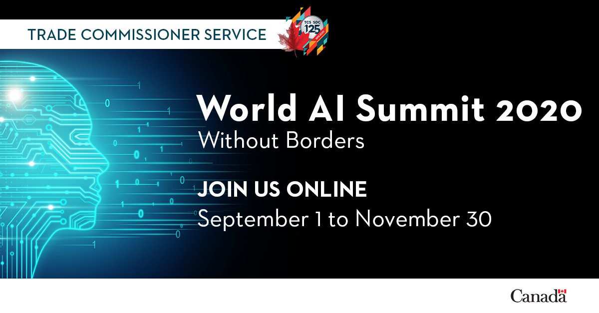 Trade Commissioner Service (@tcs_sdc) on Twitter photo Attention #CdnBusinesses in #AI, you can join us for #WSAI20 from the comfort of your home! Read how we can help you make connections around the 🌎 from the safety of your home office: ow.ly/7Vvy50BiAi2 <a href="/WorldSummitAI/">World Summit AI: We do AI different.</a> Attention #CdnBusinesses in #AI, you can join us for #WSAI20 from the comfort of your home! Read how we can help you make connections around the 🌎 from the safety of your home office: ow.ly/7Vvy50BiAi2 <a href="/WorldSummitAI/">World Summit AI: We do AI different.</a>