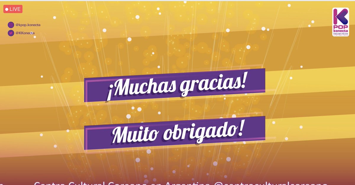 KKonecta's tweet photo. ¡El festival #KPOPKONECTA ha finalizado!💛 Muchas gracias fans de Iberoamérica. 

🇧🇷🇵🇹O festival #KPOPKONECTA acabou!💛 Muito obrigado fãs ibero-americanos.

Recuerden / Lembrar:
STRONG, SAFE, TOGETHER! 💪 https://t.co/rtrjHMf5nx