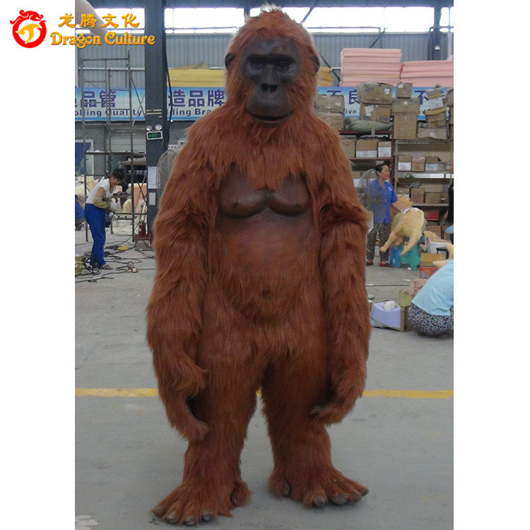 There are constructions like this …. But note that this is not an ‘off the shelf’, affordable suit – it’s a made-to-order piece manufactured for theme parks and such. It also doesn’t look anything like the animal in the Myakka photos (head too big, hair too short and so on).