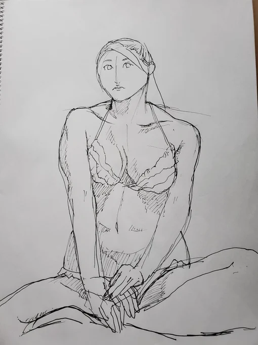 ちょっと大きく描きすぎた 
