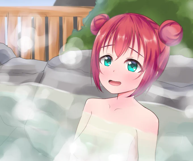 ルビィちゃんを温泉に入れてあげたい 