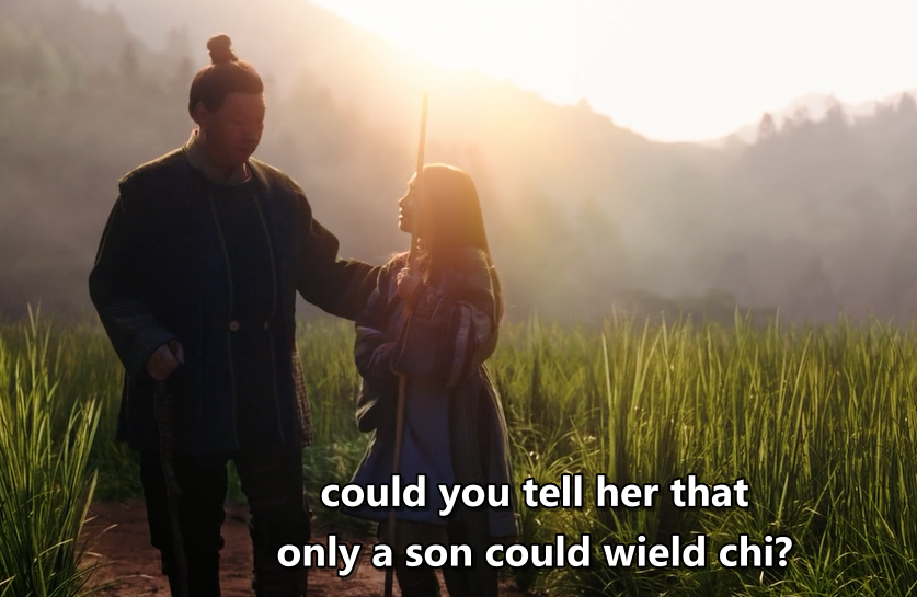 UMMMMM IN TRADITIONAL CHINESE MEDICINE, QI IS SOMETHING THAT GOES THROUGH EVERYONE, SO THERE CAN'T BE SUCH A THING AS "only boys can wield qi"???