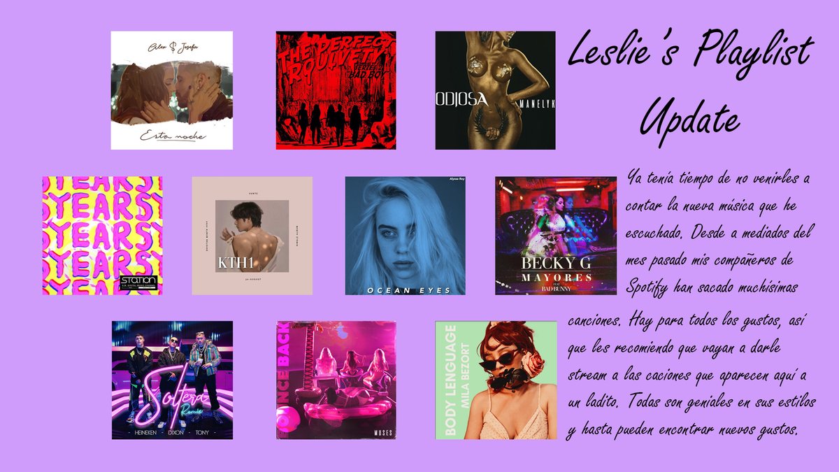 nnrlywitch's tweet photo. Leslie's Playlist (and life) Update: Chapter 5
#OdiosabyManelyK #SteadyAreUReady #SOTERAXHDT #EstaNocheJxA #BLxMD #MyBodyLenguage #YourOceanEyes #ThePerfectUs #BadRoulvety #MayoresBG #VanteDebut #YEARSbyKAITO
#MeanGirlsIsComing #WarpedTourIsComing https://t.co/JQ9apPVzkV