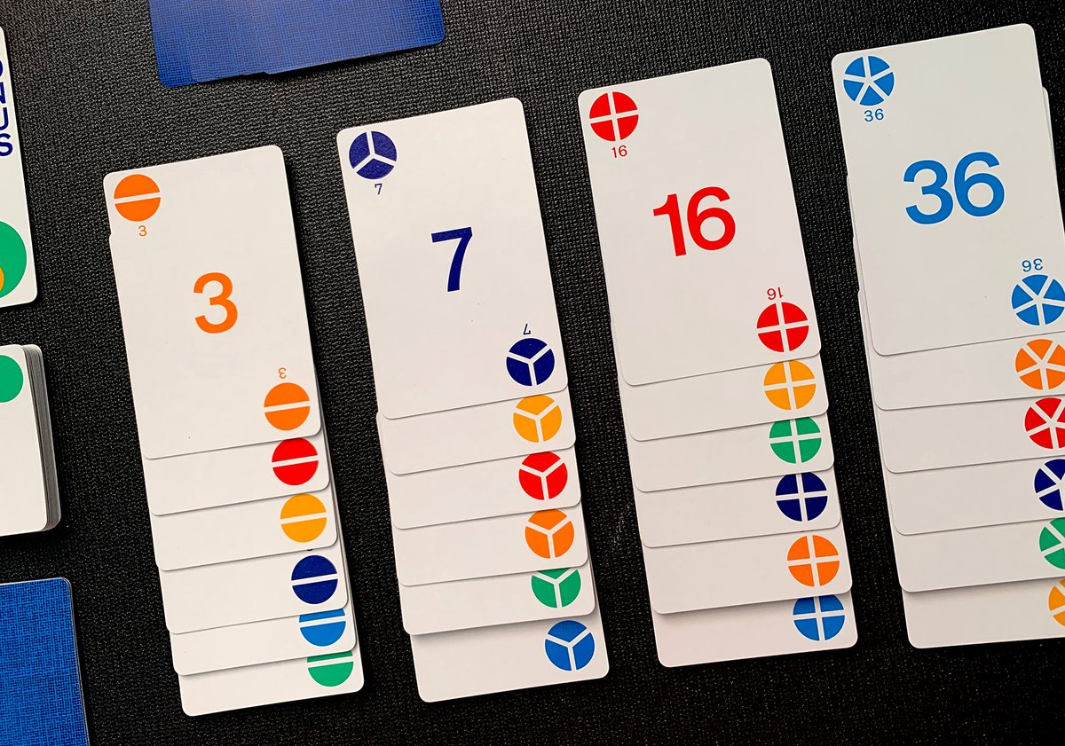 MeepleMaven's tweet photo. A #LadderClimbing #CardGame like #Monad does entail a certain amt of monotony, but for c.1970 it's one of the earlier hobby games w that mechanism -- plus I just think the proportions are solid. #SidSackson https://t.co/CVDDgUaS4N