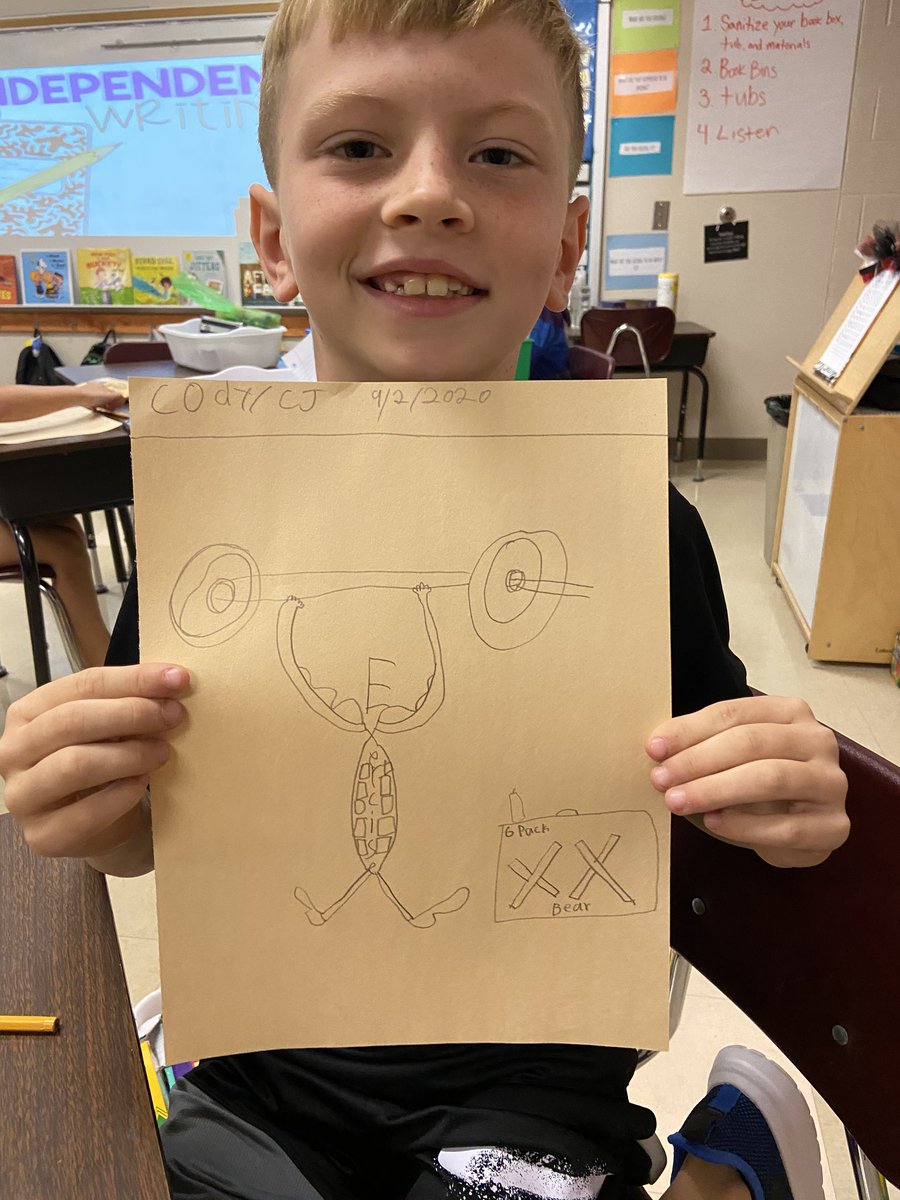 PWE_Splendora's tweet photo. Third graders in Mrs. Buchanan's class made their favorite action verbs into a picture showing that action!#pweAllGoodInTheWoods  #WeAreSplendora #iamawildcat #pwerocks https://t.co/x3KqGrf7Sg