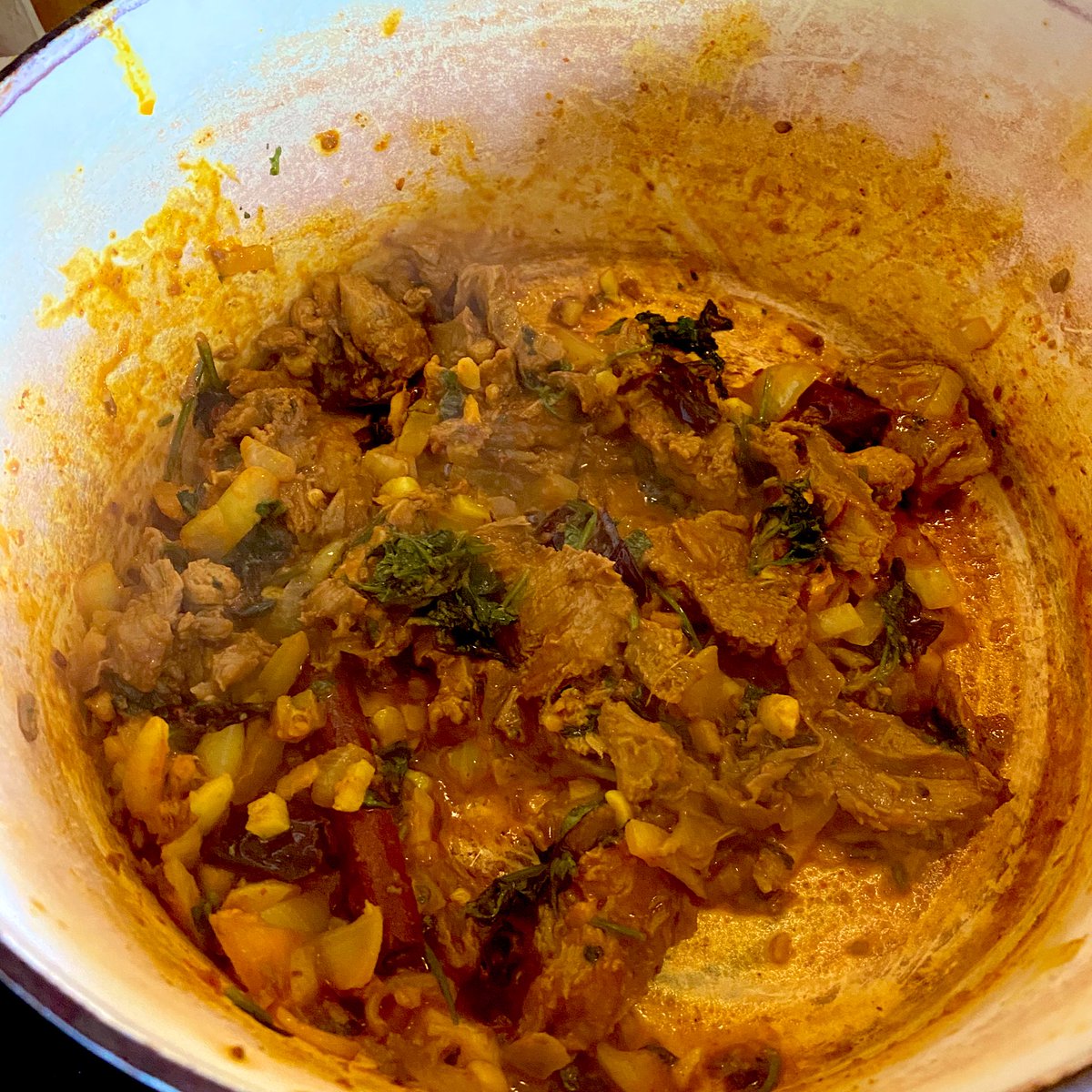 Tremendous home made lamb curry tonight. Recipe available soon <a href="/MGsKitchen/">MG’s Kitchen</a>