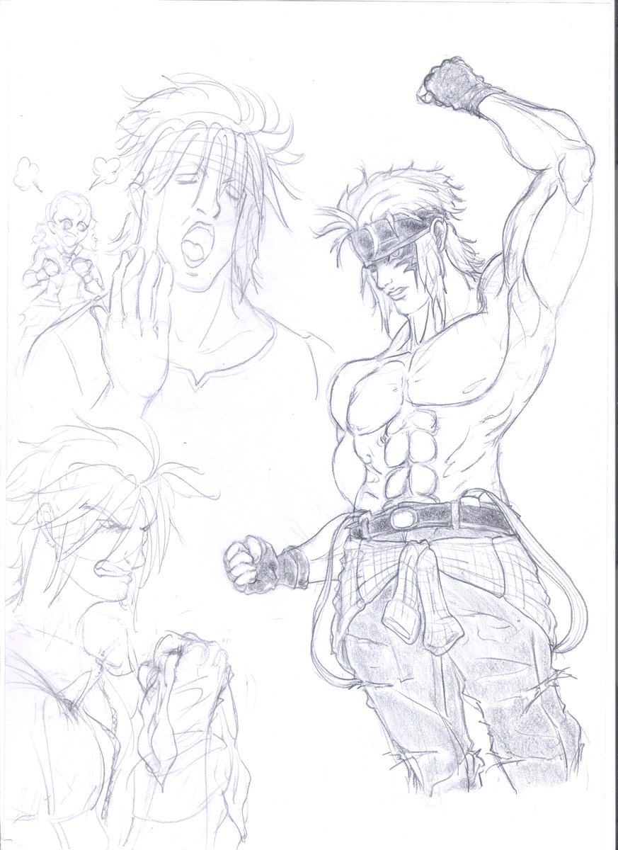 _HB98_'s tweet photo. Sketchs/ bocetos rapdios de Alex #StreetFighter #quickdraws https://t.co/cPkdlMOGJG