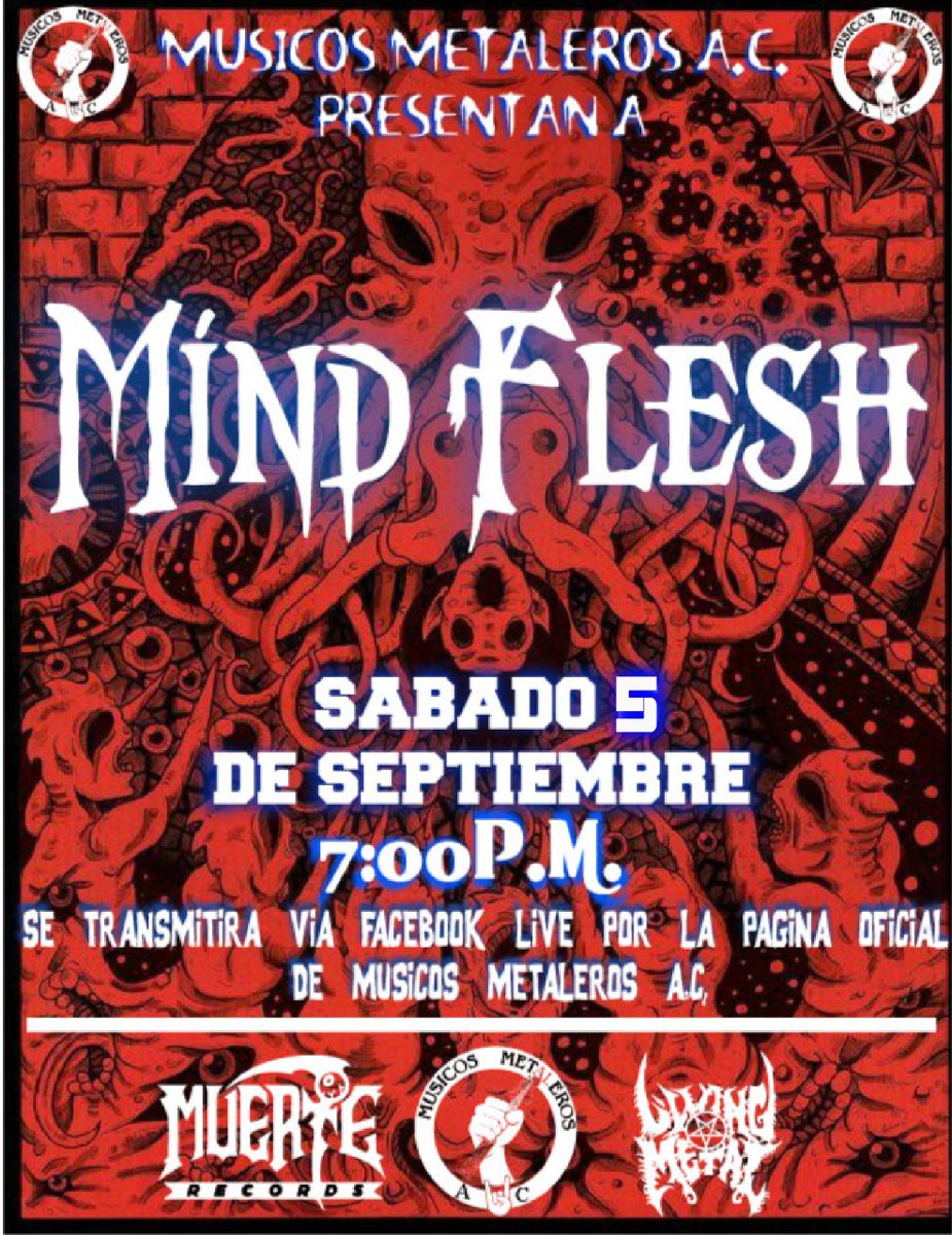 larga_metal's tweet photo. Para hoy !! #mindflesh #musicosmetalerosac @a_musicos https://t.co/wV5TfICrSM
