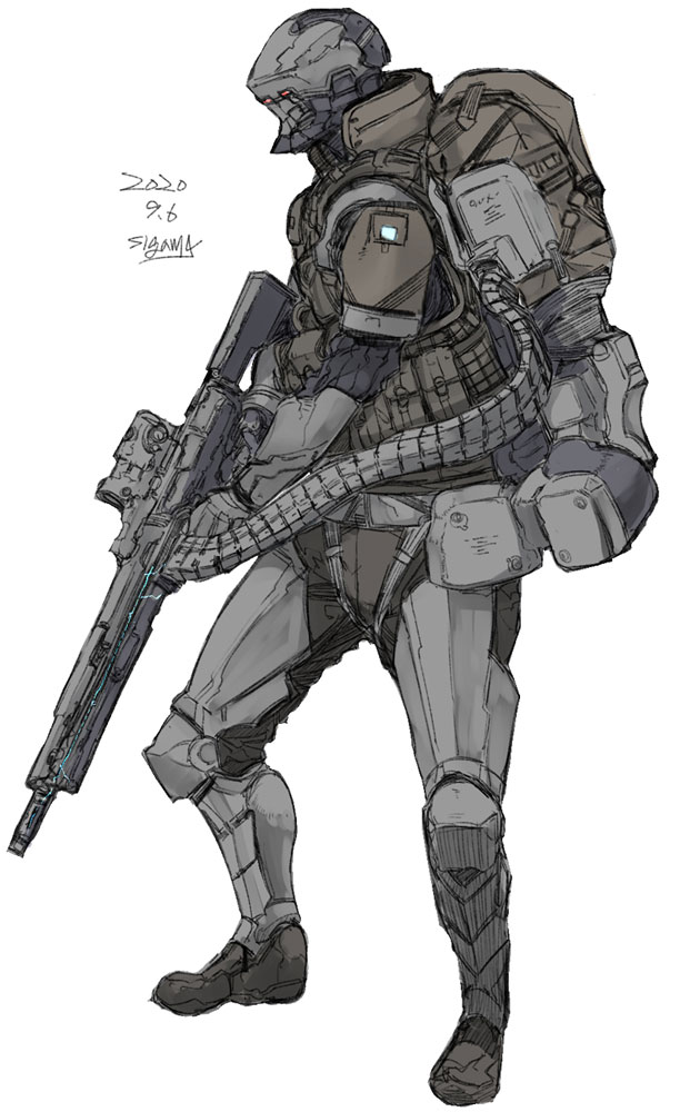 シガマ 連載中 金曜日 西ぬ38a 今日の架空兵士 ビームlmg T Co Tpa7n9ojse Twitter