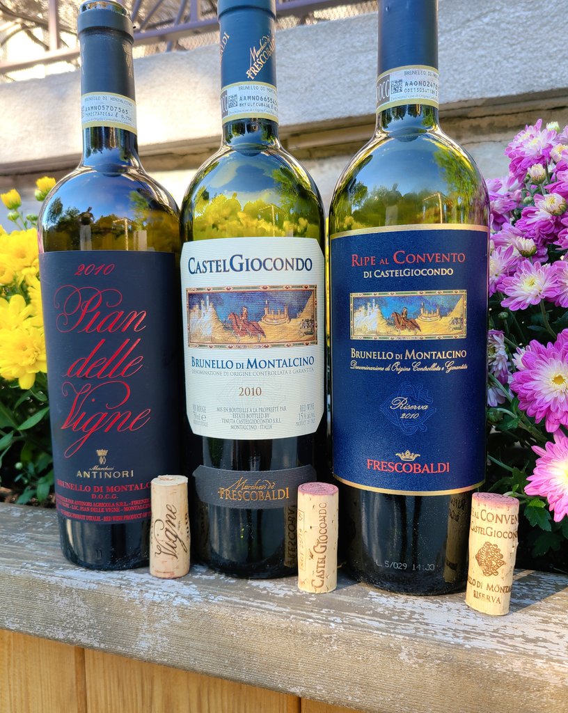 MTLWINEGUY's tweet photo. Brunello 2010 starting to make it's way out of the cellar. 😀💪🍇🇮🇹💯 @FrescobaldiVini 🍷#CastelGiocondo 🍷 #RipeAlConvento #Riserva 🍷 @AntinoriFamily #PianDelleVigne #GreatVintage @ConsBrunello https://t.co/S2ug16sxav