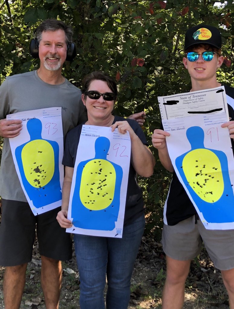 BES_SpunkySPED's tweet photo. That’s a triple pass for the Edwards fam! #gunsafetyforisaac #permitsforus #secondadmendment https://t.co/40cZZVDkSI