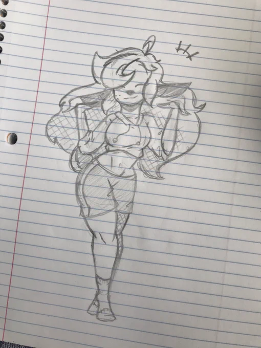 Old doodle I found awhile back I meant to digitize but forgot 