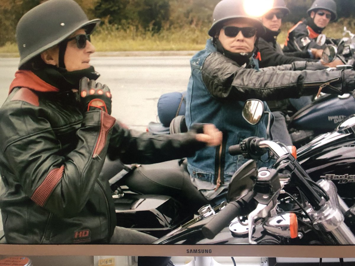 dudleyjoshua's tweet image. The original #CobraKai squad on a motorcycle road trip. 

#gettingthegangbacktogether