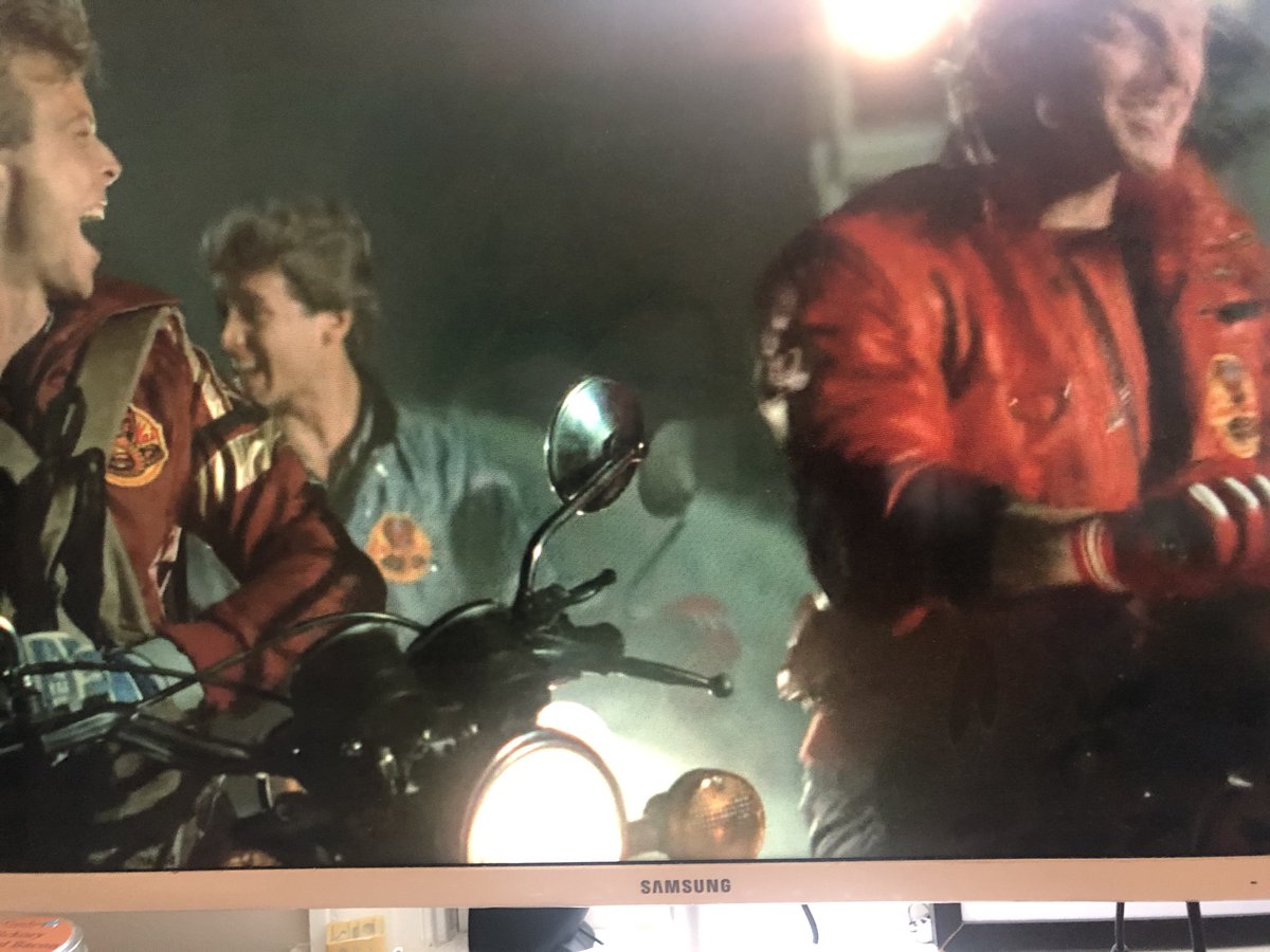 dudleyjoshua's tweet image. The original #CobraKai squad on a motorcycle road trip. 

#gettingthegangbacktogether