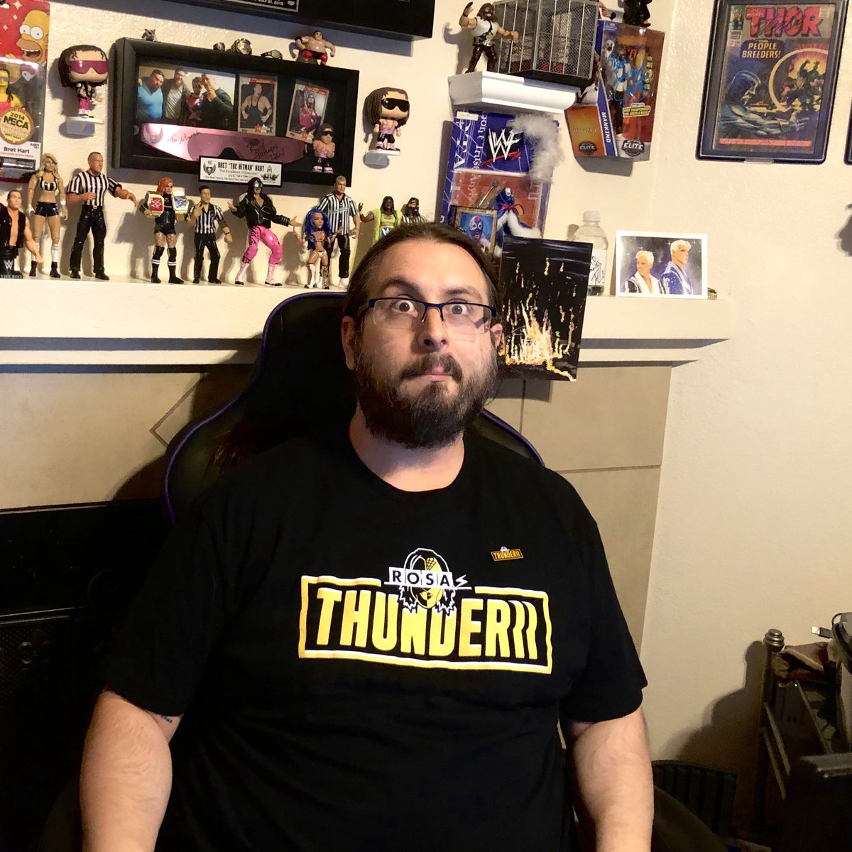 WotRtheshow's tweet photo. We’re ready for our champ @thunderrosa22! 👀☠️ #Thunderrosa #AllOut #AllOutParty #AEW #AEWAllOut #nwafam https://t.co/nhtjlw0vRy