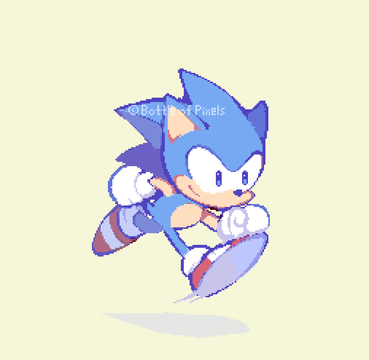 BottleOfPixels's tweet photo. Trying out a new style with #SonicTheHedgehog!
Gotta go fast✨
Who's your favorite Sonic character??

#pixelart https://t.co/mQ738mw4Vm
