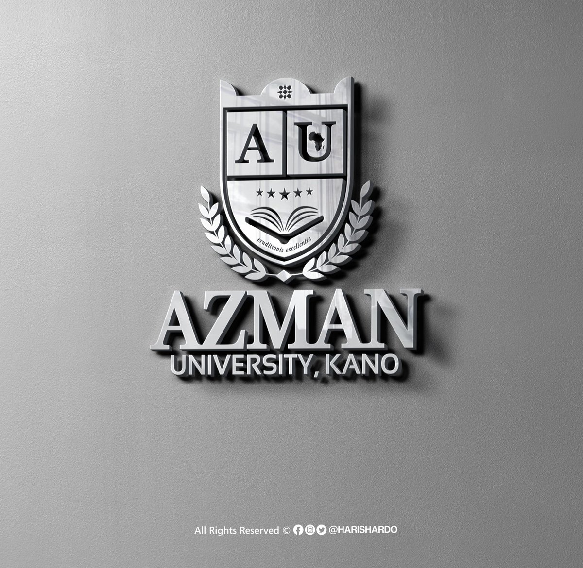 HarisHardo's tweet photo. A visual identity is necessary for every organisation to communicate its goals and in finding their way in to people's hearts. Kindly RETWEET if you believe this work of art should be adopted as the new logo/brand Identity for @AzmanUniversity Kano @AzmanAir @AzmanGroup @dawisu https://t.co/7wNuoQnRi8