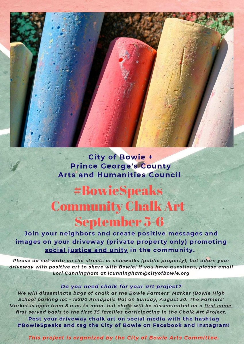 #bowiespeaks <a href="/CityofBowie/">Bowie Maryland</a>