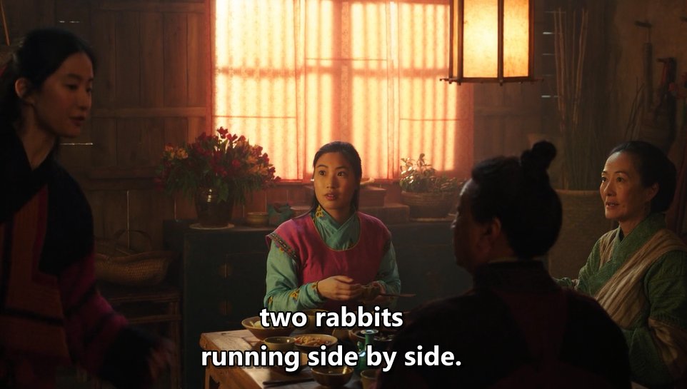 THEN WHY ARE YOU FORCIBLY GENDERING THE RABBITS, MULAN