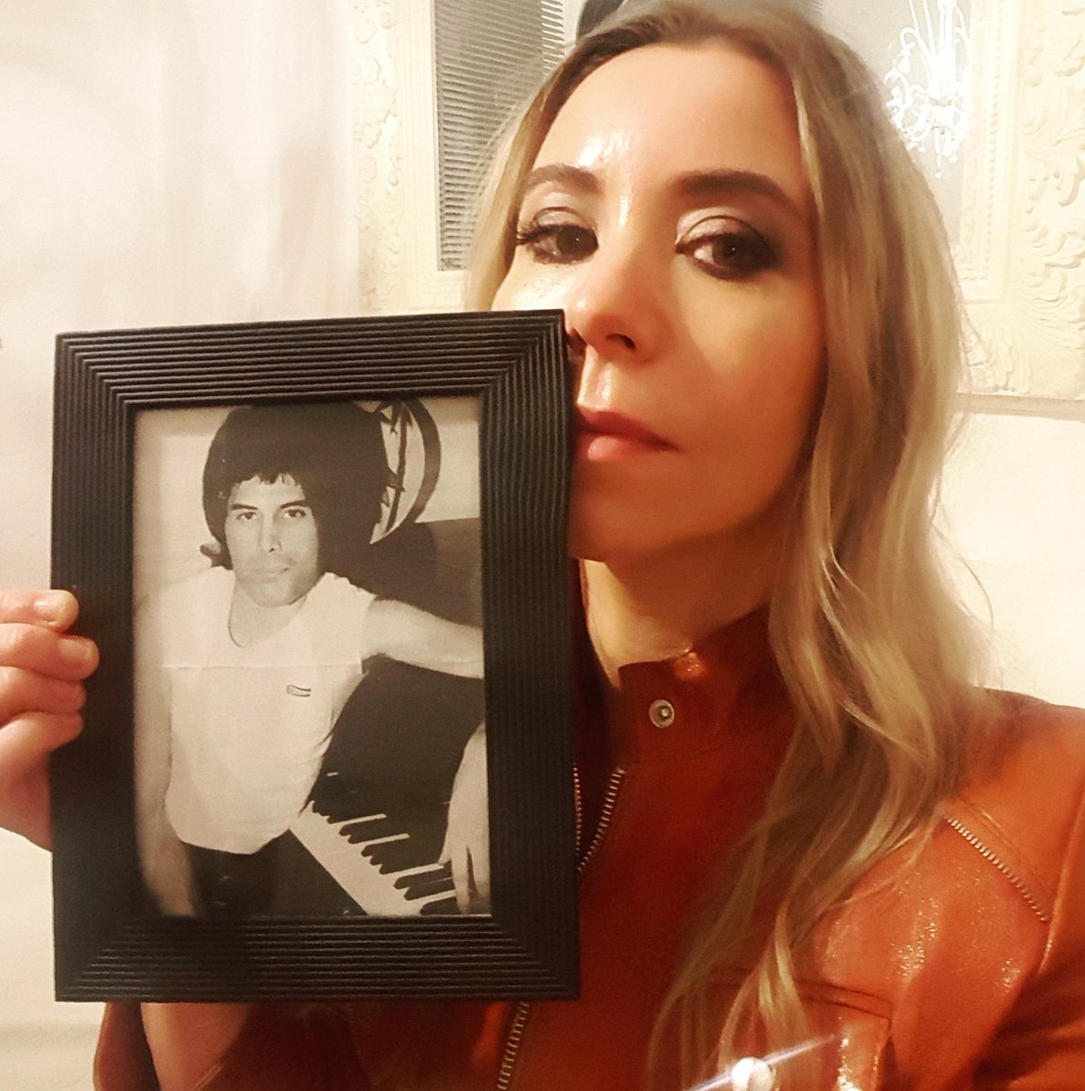 Natalia Posnova (@nataliaposnova) on Twitter photo Freddie Mercury...this photo is standing on top of my piano. Sitting at his grand piano, he looks at me everytime I practice or compose. Happy birthday and thank you for being such an inspiration! <a href="/OIQFC/">Queen Fan Club</a> Freddie Mercury...this photo is standing on top of my piano. Sitting at his grand piano, he looks at me everytime I practice or compose. Happy birthday and thank you for being such an inspiration! <a href="/OIQFC/">Queen Fan Club</a>