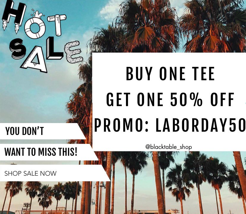 BLACKTABLE_SHOP's tweet photo. BUY ONE TEE GET ONE 50% OFF 
NEW TEES ARE AVAILABLE 

#labordaysale #labordayweekend allblacklivesmatter #protectblacktrans  #translivesmatter  #defundthepolice #blackbusinessmatter #blackownedbusiness #blacklivesmatter  #collegestudents #studentbusiness #supportblackbusinesses https://t.co/Gwx5ht4zUQ