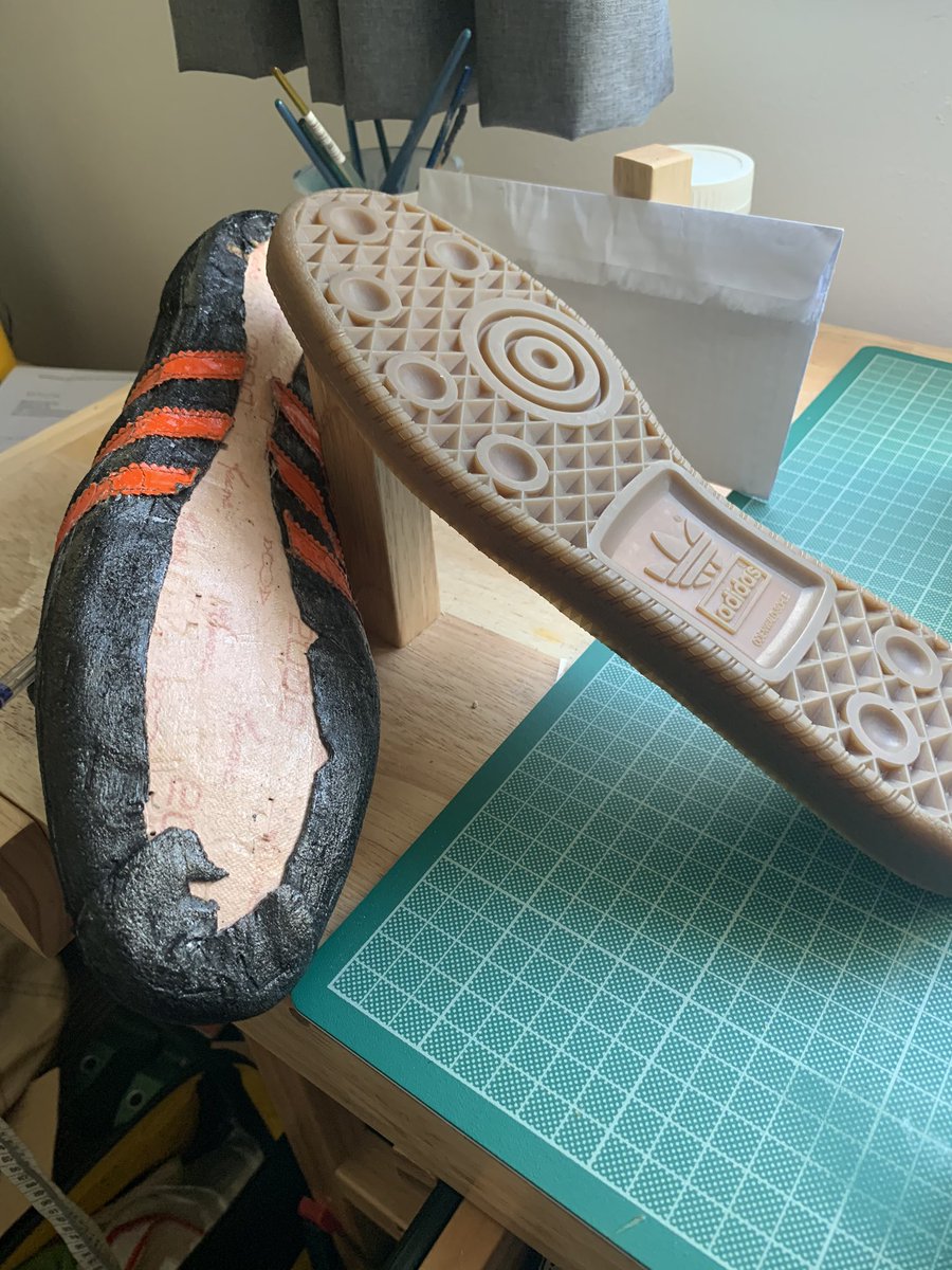soleworx's tweet photo. New foot boards. Re lasted and donor soles fitted from modern Brussel https://t.co/XT6RjFuQ0U