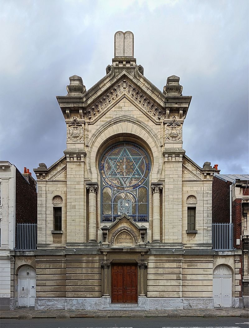 Lille Synagogue was built in 1891 in Lille, France.It is an Ashkenazi Synagogue in the Romano-Byzantine style.