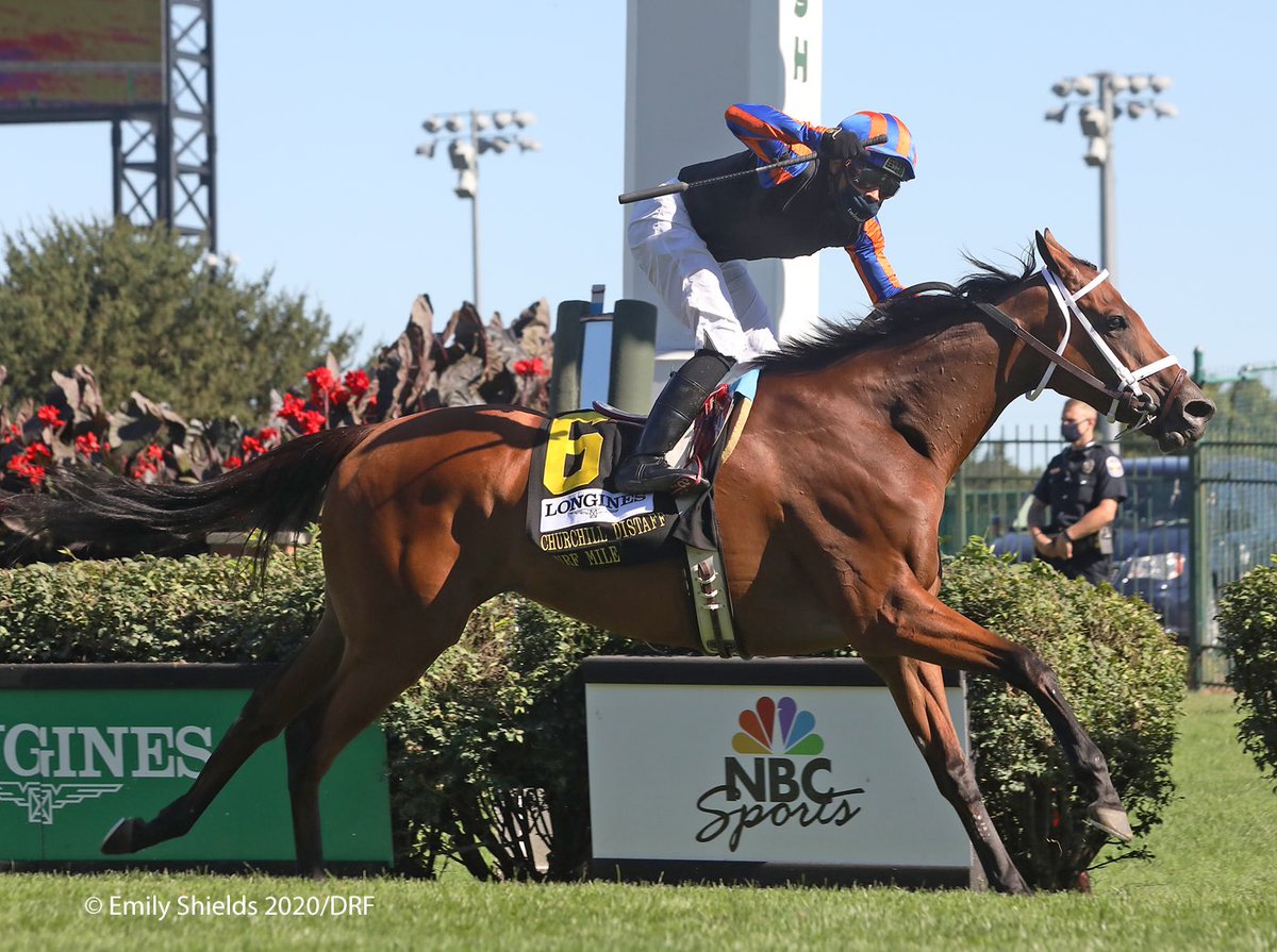 SlamDunkRacing's tweet photo. Beau Recall took the Churchill Distaff Turf Mile for the 2nd year in a row this afternoon @ChurchillDowns. A big thank you to the job the @bradcoxracing team has done with this filly &amp; to @jockeyfranco for riding her perfectly. Thank you to @ZenyattaMafia for the great shot. https://t.co/okAioyAlPN